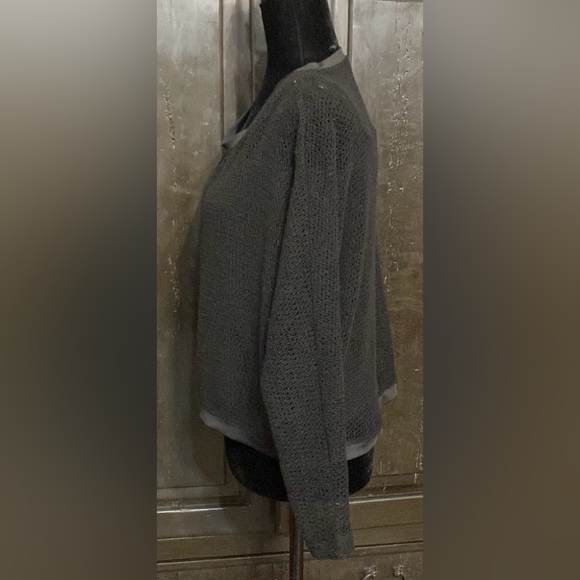 One7Six Black oversized Sweater w/ camisole - Size medium - Picture 3 of 12